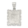 thumbnail image 3 of 925 Sterling Silver Dainty Letter F Initial Name Monogram Necklace Charm Pendant, 3 of 8