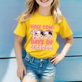 thumbnail image 2 of WOYY 100 Days of School T Shirt for Kids Girls Letter Print Short Sleeve T-Shirt Casual Summer Tshirt, 2 of 4