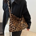 thumbnail image 6 of Yokua Fashionable Leopard Pattern Large Capacity Canvas Shoulder Bag for Daily Use, 6 of 21