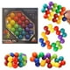 thumbnail image 1 of Fiudx Juguetes Sensoriales Antiestrés, Pelotas de Descompresión Coloridas, Diversión para Aliviar El Estrés, Desarrollo de La Motricidad Fina, Juego Interactivo En Familia, Ideal para Viajes, Juego d, 1 of 7