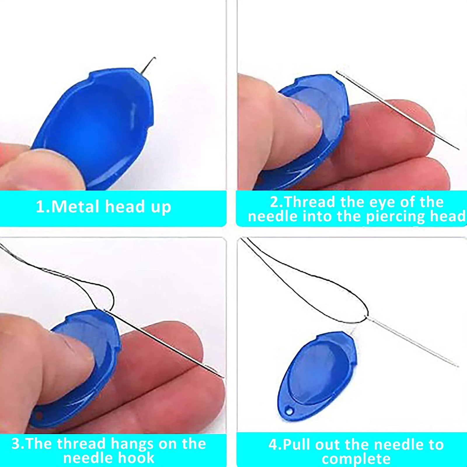 Lanhui 10PCS Plastic Needle Threaders for Sewing, Threader Tool 