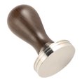 thumbnail image 1 of Solid Wood Handle Coffee Tamper, Stainless Steel, Easy to Use, Coffee Press Tamper, Uniform Powder Pressing, for Home Coffee Shop, 1 of 8