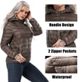 thumbnail image 4 of Women's Down Jacket Lightweight Packable Puffer Down Coats Winter Outerwear Windproof Parka, 4 of 6