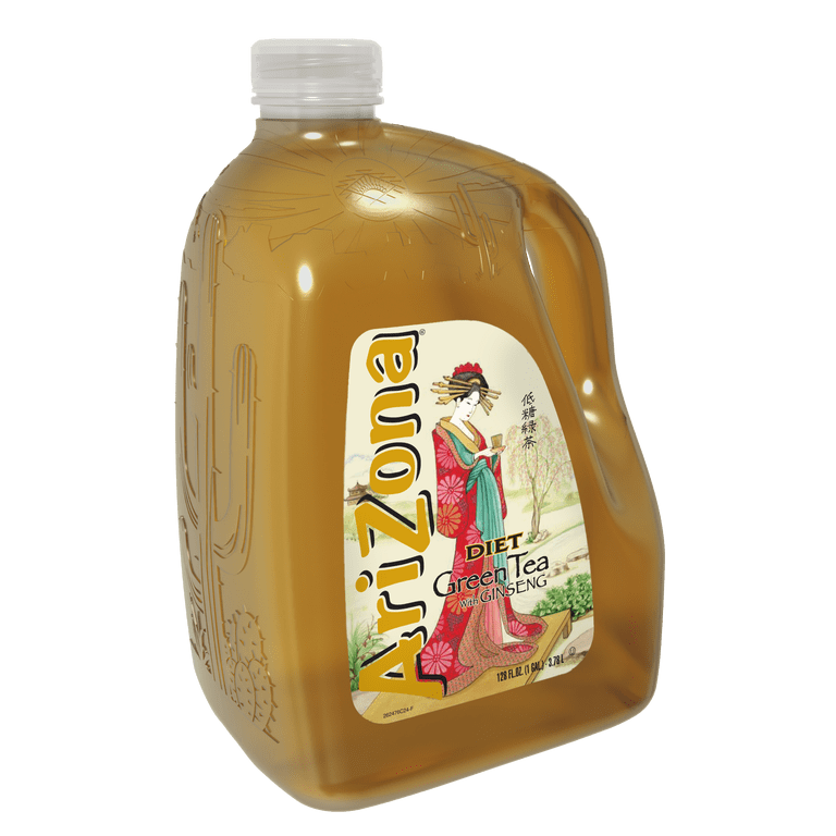 AriZona Diet Green Tea with Ginseng, 128 fl oz, 4 Pack photo 6