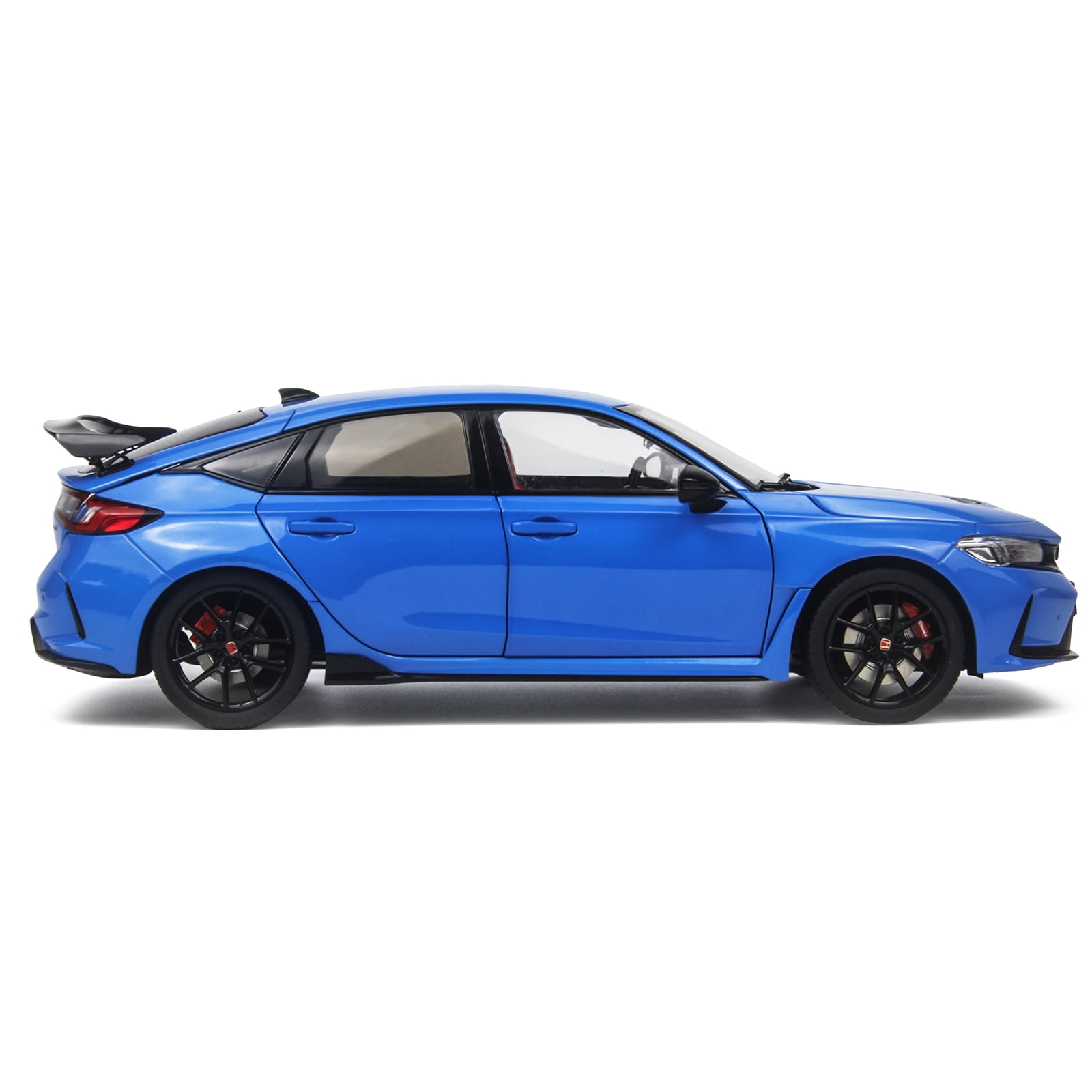 1:18 Scale Paudi Honda Civic Type-R FL5 2023 Blue Diecast Model Car  Toy Series
