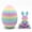 Rainbow, variant on 3D Printed Surprise Egg & Bunny, 4.3" Prefilled Easter Egg with Articulated Bunny Fidget Toys, Reusable Toy & Basket Stuffers for Boys & Girls