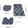 thumbnail image 3 of Qonioi 3-Piece Bathroom Carpet Set, Super Soft Non-Slip Bath Mat, Complete Bathroom Rug Collection, 3 of 7