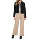 thumbnail image 2 of Chaqueta corta para mujeres, casual, de manga larga, con frente abierto y cierre de botones, abrigo exterior con bolsillos, color negro, 2 of 6