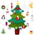 thumbnail image 3 of DIY Felt Christmas Tree Creative Wall Decor with Detachable Ornaments for Kids, 3 of 10