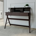 thumbnail image 1 of Writing Desk With Storage, Wenge, 1 of 9