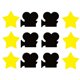 thumbnail image 1 of Pegatinas de papel con purpurina Paquete de 12 para botellas de agua, divertidas para , niñas, adultos, botella de agua, ordenador portátil, pe MagiDeal Pegatinas de papel con purpurina, 1 of 8