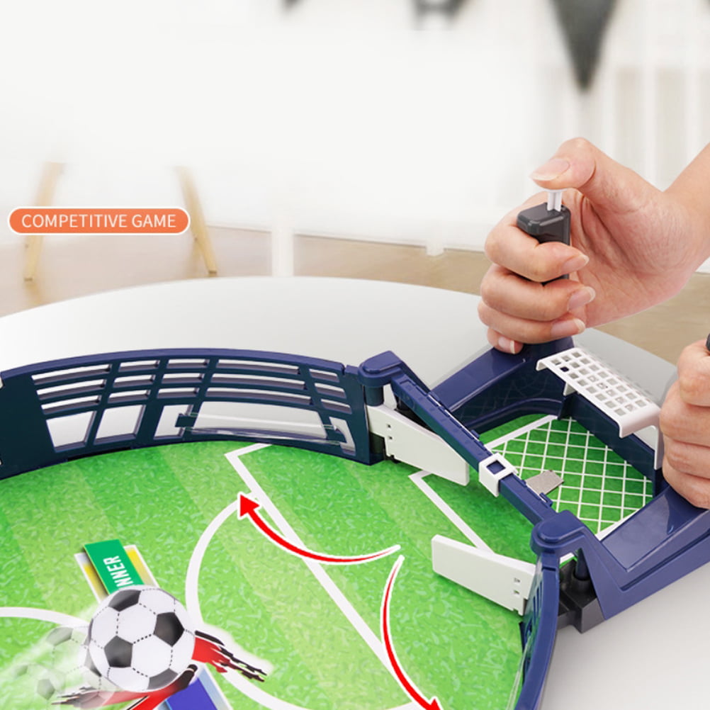 Mini Tabletop Football Game Set Soccer Tabletops Competition Sports Games Desktop Sport Board Game for Family Game Night Fun Tabletop Slingshot Games Toys 15 Inch Foosball Tables 