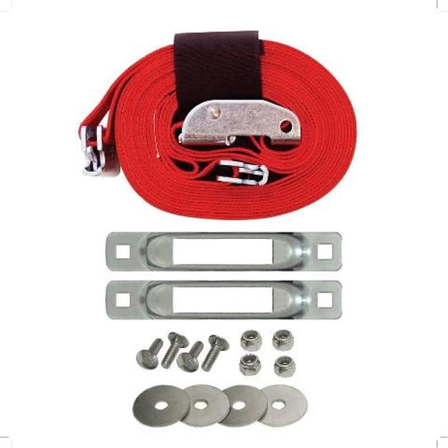 Dolly Strap anchor Kit with 2 x 16 in. Cam For Wood Dollies Flatbed