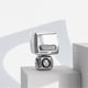 thumbnail image 2 of Mini Cute Portable Robot Bluetooth Speaker (Grey), 2 of 5