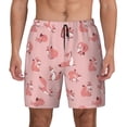 thumbnail image 3 of Uemuo Fox Pattern Mens Swim Trunks Quick Dry Board Shorts with Mesh Lining, Stretch Beach Shorts Quick Dry No-Chafing Board Shorts-X-Large, 3 of 9