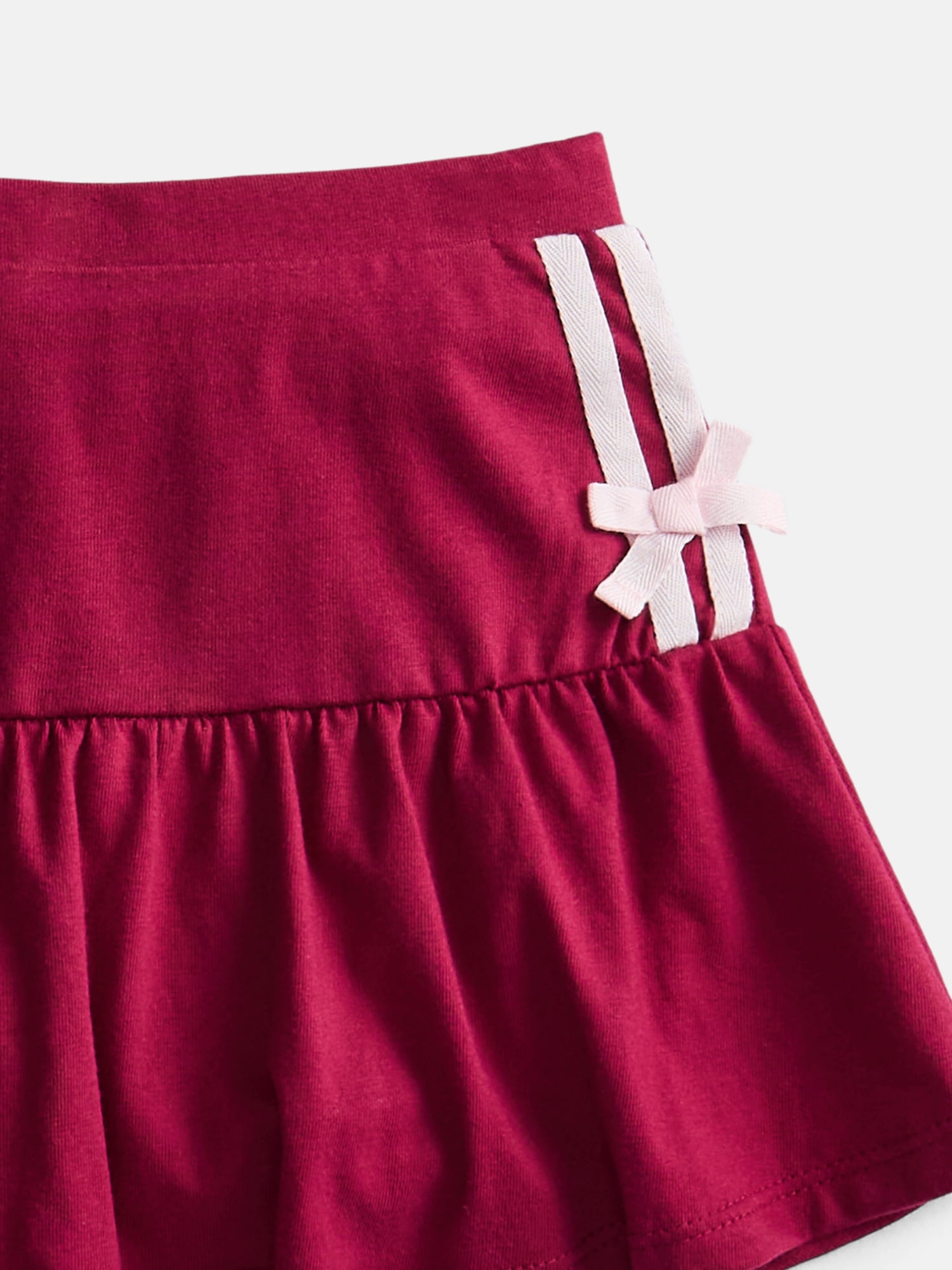 Wonder Nation Little Girls Polo and Scooter Skirt Set, Sizes 4-10