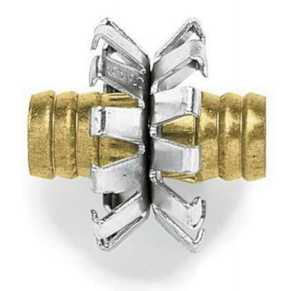 0.75 in. Brass Threaded Clinch Hose Mender