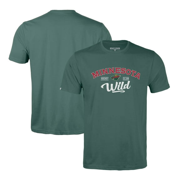 Men's Levelwear Green Minnesota Wild Richmond Ice Wall T-Shirt