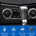 thumbnail image 4 of Real Bright Soft Car Interior Carbon Fiber Sticker DecorationCarbon Fiber Interior Climate Console Cover For Mercedes-Benz C-Class W204Auto Car Protection Interior Accessories, 4 of 8