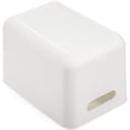 thumbnail image 4 of 4 Pack Plastic Storage Bins with Lid, White Stackable Storage Basket Organizer Box, Sturdy Containers Organizing Lidded Bins for Shelves, Cabinet, Desk, Pantry, Bedroom, Book, Toys, 4 of 8