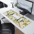 thumbnail image 2 of Long Mouse Pads for Desk,Pioneer Flower Floral Print Pattern Desk Mats on Top Of Desks, Desk Mouse Pad Extra Large with 3mm Non-Slip Base and Stitched Edge for Gaming,Office,Work,Home 31.5"x11.8", 2 of 6