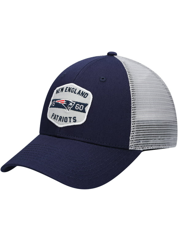 Men's Navy/White New England Patriots Gannon Snapback Hat