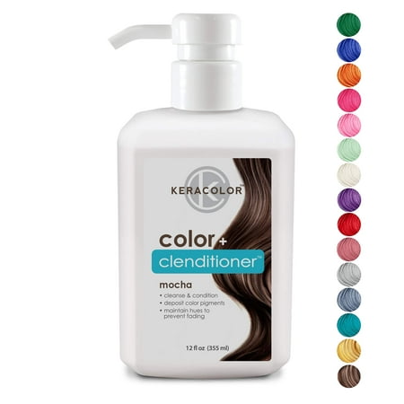 Keracolor Clenditioner Color Depositing Conditioner Colorwash - Instantly Infuse Color into Hair, 15 Colors | Cruelty Free