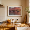 thumbnail image 4 of Sunrise Serenity - Photography Sunset Sailboat Harbor Cityscape Skyline Seascape Boat Unframed Wall Art Print 24 x 36 inches, 4 of 7