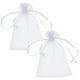 thumbnail image 2 of Bolsas de Adornos para Eventos PouchyWhite 2Pzas Blanco 5x7cm Tela Bolsa Organza., 2 of 2