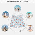 thumbnail image 6 of FORMRS Boys Swim Trunks Quick Dry Mesh Liner Boardshorts Sizes XS-XL, Light Blue Checkered Heart, 6 of 7