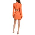 thumbnail image 2 of A.L.C. womens  Carlyle Mini Dress, 0, Orange, 2 of 3