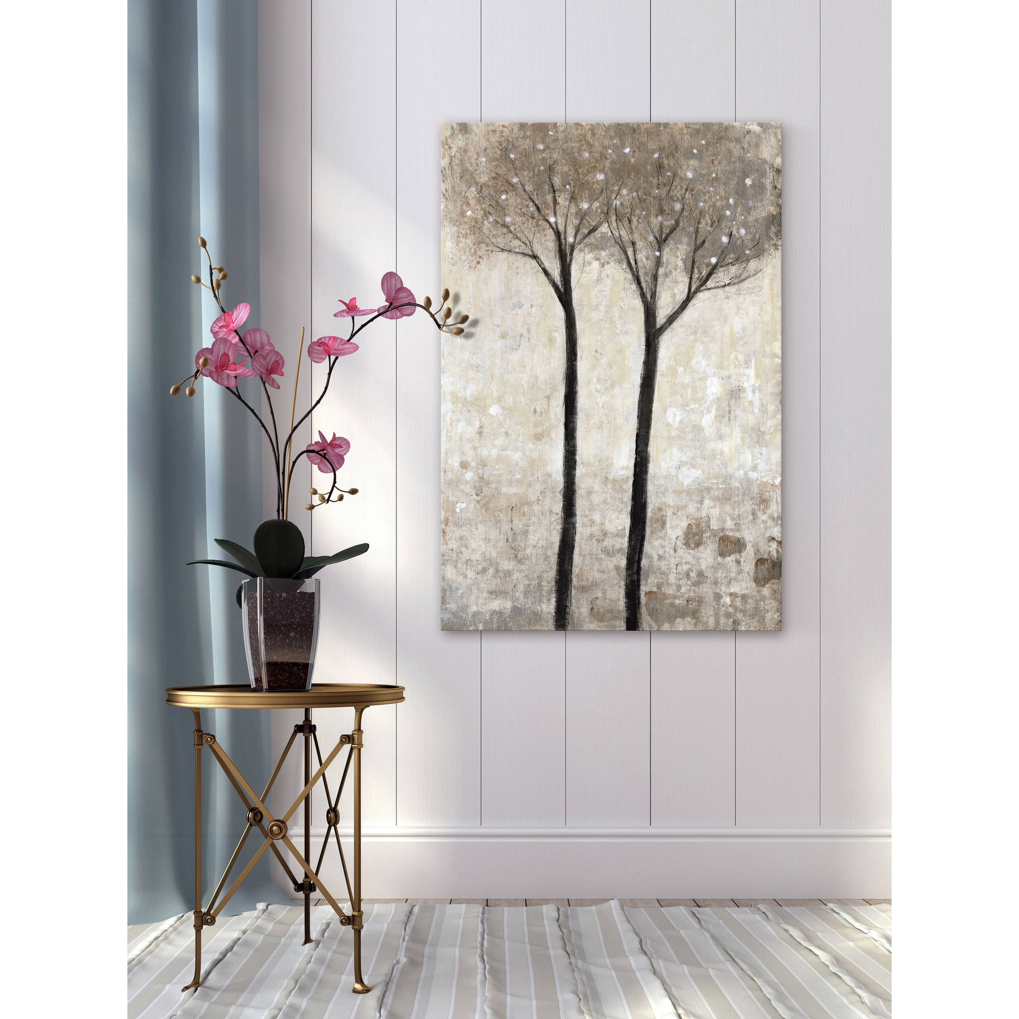 Marmont Hill "Tall Trees Bloom" Painting Print on Wrapped Canvas