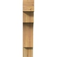 thumbnail image 2 of Ekena Millwork 6"W x 24"D x 32"H Westlake Block Rough Sawn Bracket, Western Red Cedar, 2 of 25