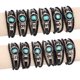 thumbnail image 4 of Doce constelaciones Pulsera tejida a mano Pulsera de cuero de moda Elegante Zodiaco Constelació CACAGOO Pulsera, 4 of 7