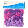 thumbnail image 3 of Creatology 1/2" Mixed Purple Pom Poms, 24 Packs: 100 ct. (2,400 total), 3 of 3