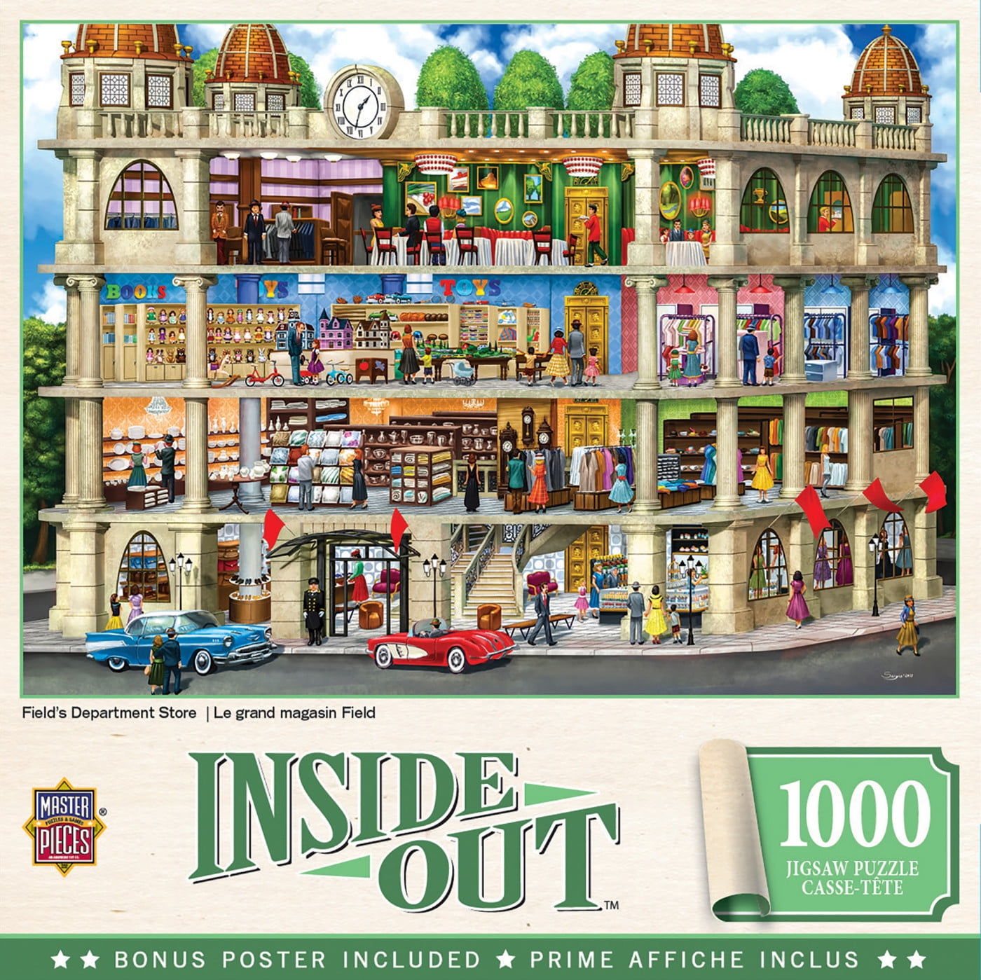 MasterPieces 1000 Piece Puzzle Fields Department Store 19.25"x26.75