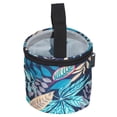 thumbnail image 4 of Bucket Bag,Bucket Bag Leaf Pattern Cylindrical Bag Portable Package Dependable Performance, 4 of 9