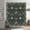 Bronze, variant on Mandala Shower Curtain,Vintage Bohemian Green Floral Art Print Bathroom Curtain Polyester Waterproof Fabric Decor