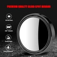 thumbnail image 1 of Espejo retrovisor para punto ciego de 2 piezas, ajustable en 360 grados, de vidrio HD y carcasa de ABS, convexo, redondo, adhesivo para coche, 1 of 9