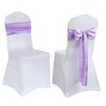 thumbnail image 2 of kjfeif Chair Ribbon Bow Strap Wedding Banquet Party Event Decoration Chair Bow Tie Chair Bow for Wedding Banquet Party Christmas Baby-Shower Events Decoration, 2 of 4