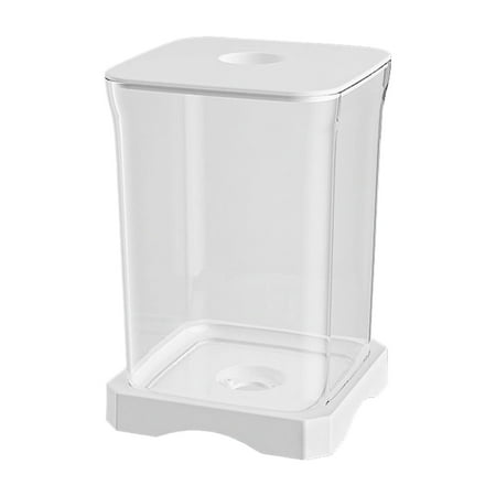 BNNG Classic Plastic Aquarium with White LED Lights Modern Compact Tank for Tabletop or Desktop Display, For Betta & Gold Fish, Aquarium