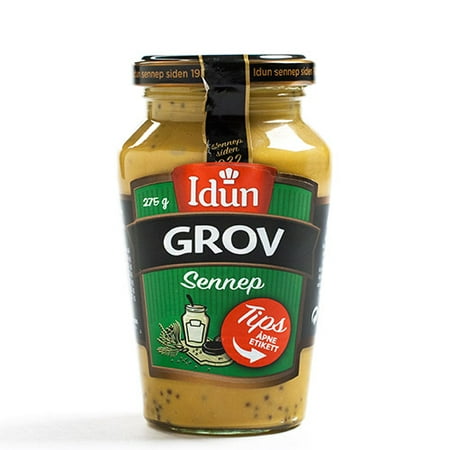 Mild Yellow Mustard - Norwegian Mustard by Idun - Mild (250 gram)