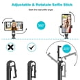 thumbnail image 2 of Durable Phone Holder Tripod with Bluetooth Remote Control, 2 of 5