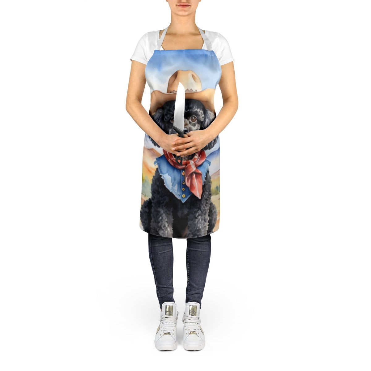 Yorkshire Terrier Yorkie Cowboy Welcome Apron