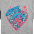 thumbnail image 3 of Spider-Man - Caught in My Web Heart Cropped Graphic T-Shirt, 3 of 5