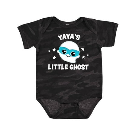 

Inktastic Cute Yaya s Little Ghost with Stars Gift Baby Boy or Baby Girl Bodysuit