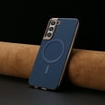 thumbnail image 6 of for Samsung Galaxy S22 Magnetic Case PU Leather [Compatible with Mag-Safe Wireless Charging] Magnetic Cover Shockproof Lightweight Slim Anti-Scratch Phone Cover for Samsung Galaxy S22, Darkblue, 6 of 6