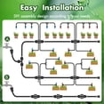 thumbnail image 5 of RUNACC Drip Irrigation Kit, 300FT Garden Watering System, Automatic Irrigation System for Garden, Patio, Lawn, 5 of 10