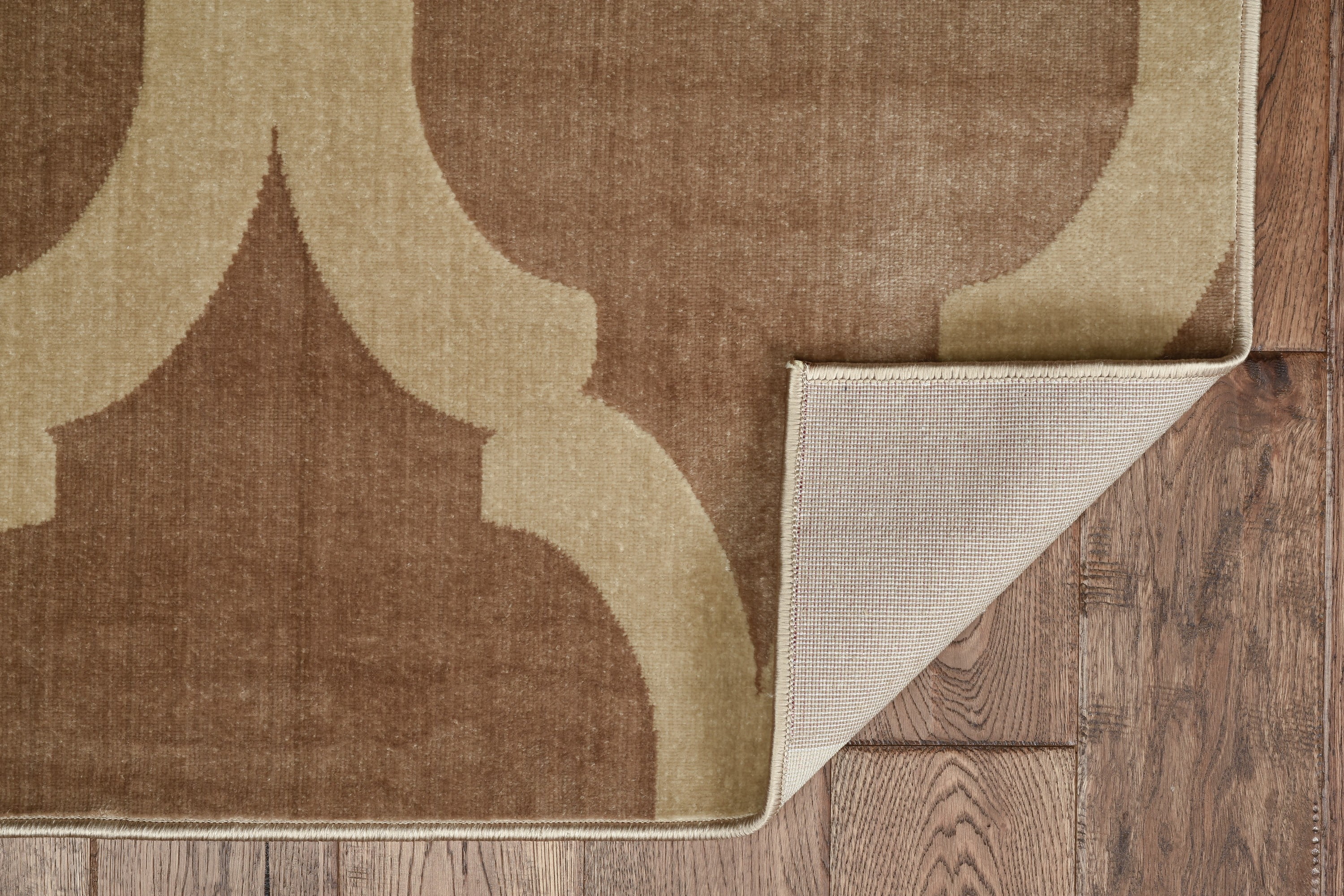 Vintage Prospect Beige Area Rug 8 x 10 Microfiber Polyester Distressed Design