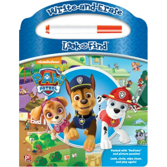 Nickelodeon PAW Patrol: Write-And-Erase Look and Find (Board Book)
